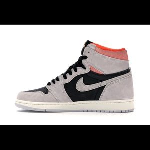 COPY - Jordan 1 Retro High Neutral Grey Hyper Crimson